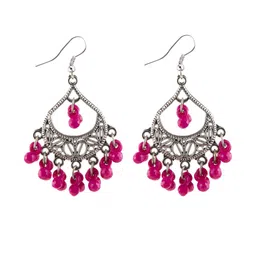 Creative Frogs Set Of 2 Silver Toned Oxidized Drop Earrings image 4