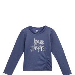 Blue Giraffe Kids Blue Printed  T-Shirt-image-26