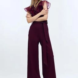 Cover Story Wine Solid Jumpsuit-picture-31
