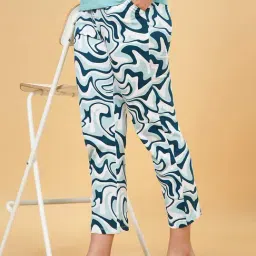 Dreamz by Pantaloons Blue Cotton Printed Pyjamas image 4