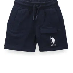 U.S. Polo Assn. Kids Navy Solid Shorts-picture-20