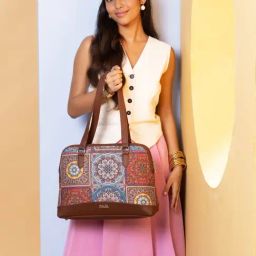 ZOUK Multicolor Mandala Print Printed Tote Handbag-picture-40
