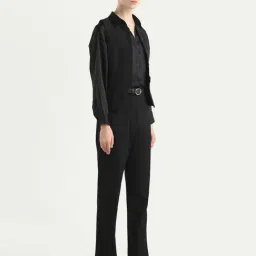 RAREISM Black Slim Fit Trouser image 5