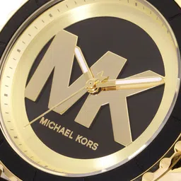 Michael Kors Women Everest Brand Logo Patterned Dial Analogue Watch MK7537I image 4
