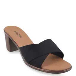 Mochi Women's Black Formal Sandals-picture-11