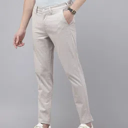 GENIPS Men Slim Fit Trousers image 3