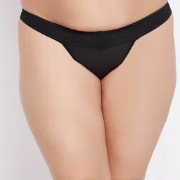 Curves By ZeroKaata Women Plus Size Solid Thong Briefs-image-12