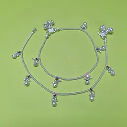 AamNa Enterprises Silver-Plated Anklet-image-63