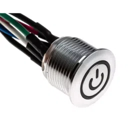 RS PRO Illuminated Push Button Switch Momentary 16 mm Cutout SPST RGB LED 36 V DC, 1759131 image 2