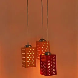 SOMIL Cream Glass Cylinder Ceiling Lamps-picture-46