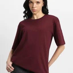 JUNEBERRY Pack Of 2 Oversized Pure Cotton T-shirts image 2