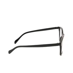 BAYBERRY Unisex Clear Lens & Black Square Sunglasses with image 5