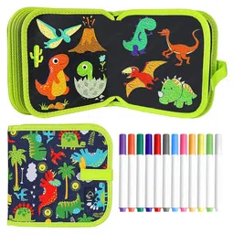 FunBlast Erasable Doodle Book Kit - Blue-image-0