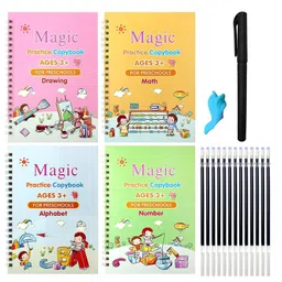 Toyshine Sank Magic Practice Copybook with Pen Pack of 4 - 124 Pages-picture-27