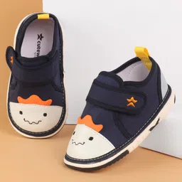 Cute Walk by Babyhug Casual Shoes With Velcro Closure Animal Patch - Navy-picture-16
