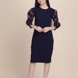 DEKLOOK Puff Sleeve Formal Fit & Flare Dress-picture-30