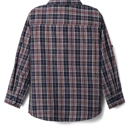kookie kids india Kookie Kids Cotton Woven Full Sleeves Shirt With Checks - Multicolour image 3
