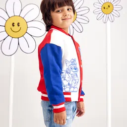 Spunkies Cotton Woven Full Sleeves Paw Patrol Featuring Character Printed Jackets - Multi Colour image 4