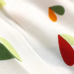 kookie kids india Kookie Kids Poplin Woven Sleeveless Collar Neck Dress with Hearts Print - White image 4