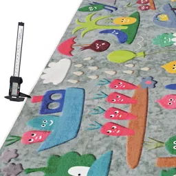 kaleen india Anti-Skid Backing Washable Indoor-Outdoor Rugs image 2