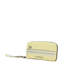 Caprese Ariel Lime Printed Zip Around Wallet for Women image 2