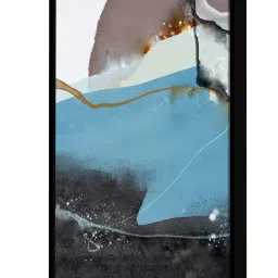 Art Street Printed Black Cotton Canvas Wall Art image 2