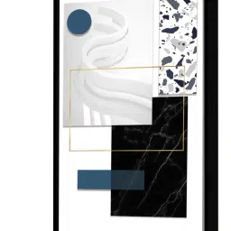 Art Street Printed Black Cotton Canvas Wall Art image 2