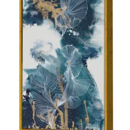 Art Street Printed Gold Cotton Canvas Wall Art image 2