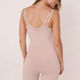 La Vie En Rose Grey Cotton Body Shapewear image 2