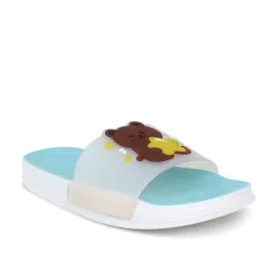Pampy Angel Women's Blue Slides image 2