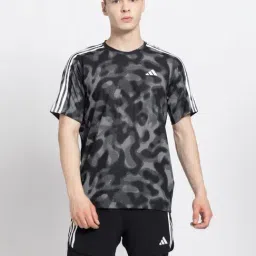 Adidas Grey Regular Fit Printed Sports T-Shirt-image-20