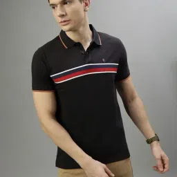 Iconic Men Striped Regular Fit Cotton T-shirt-picture-35