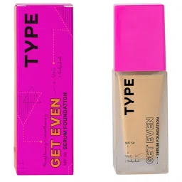 TYPE BEAUTY Get Even SPF 50 PA++++ Serum Foundation Nutmeg - 30 ml image 2