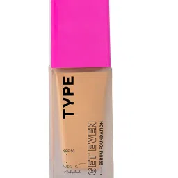 TYPE BEAUTY Get Even SPF 50 PA++++ Serum Foundation Toffee - 30 ml image 1