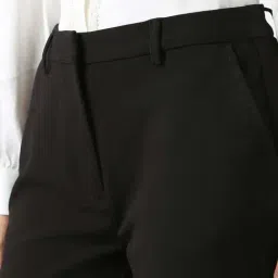 Van Heusen Black Regular Fit Trousers image 5