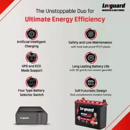 Livguard 1100 VA 150 Ah LG1450i_IT 1584TT Invertuff Tubular Inverter & Battery Combo image 2