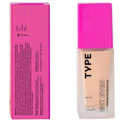 TYPE BEAUTY Get Even SPF 50 PA++++ Serum Foundation Peanut - 30 ml image 3