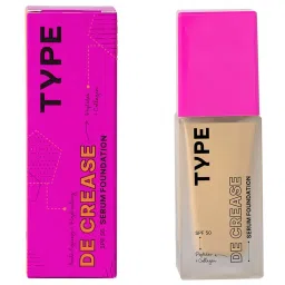 TYPE BEAUTY Decrease SPF 50 PA ++++  Serum Foundation Biscotti - 30 ml image 2