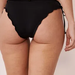 La Vie En Rose Black Bikini Bottom image 2