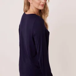 La Vie En Rose Blue Printed Sweatshirt image 2