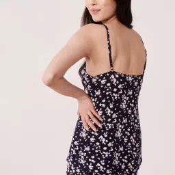 La Vie En Rose Blue Printed Camisole image 2