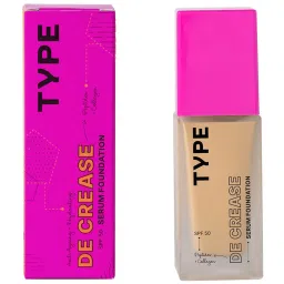 TYPE BEAUTY Decrease SPF 50 PA ++++  Serum Foundation Nutmeg - 30 ml image 2
