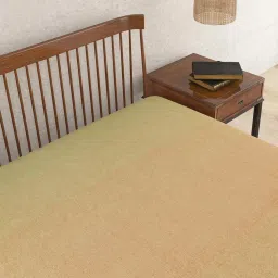 fabindia home Fabindia Rust Cotton 165 TC Double Bed Cover image 2