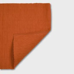 fabindia home Fabindia Rust Cotton 600 TC 600 GSM Prithi Table Mat - Set of 6 image 2