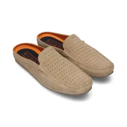 Bugatti Men's Cherokee Beige Mule Shoes image 3