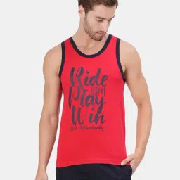 U.S. Polo Assn. Red Graphic Print Vest-image-81