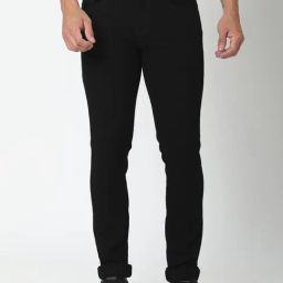 Spykar Black Cotton Slim Fit Jeans-picture-33