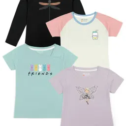 HELLCAT Multicolor Printed T-Shirt (Pack Of 4)-picture-10
