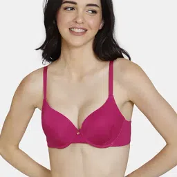 Zivame Purple Cotton Printed T-Shirt Bra-picture-23