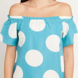 Zink London Blue Printed Top image 5